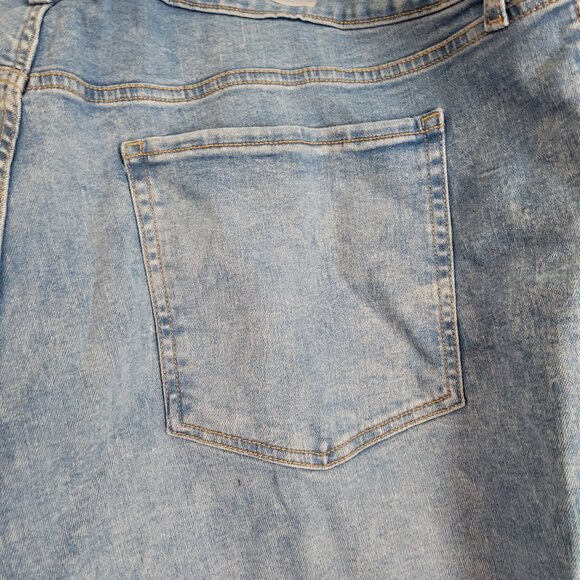 Old Navy Blue Jeans Women's 30 /4XL Plus Stretch Denim High-Rise Ankle NWT - Picture 5 of 5